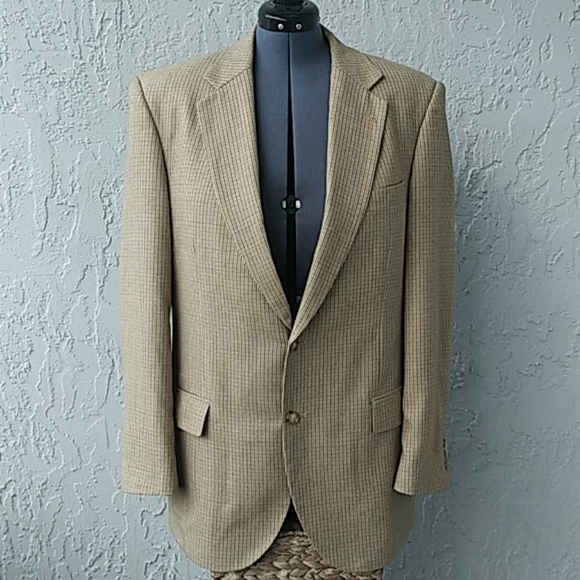 Alan Flusser Worsted Wool & Bamboo Men's Blazer